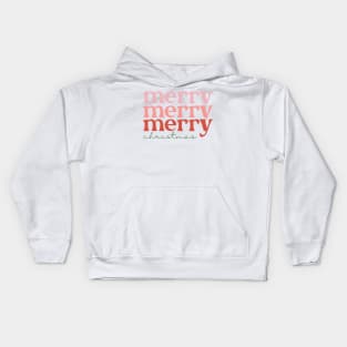 Merry Christmas jolly design Kids Hoodie